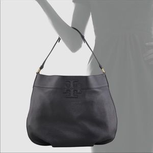 Tory Burch Logo Stacked T Hobo Bag